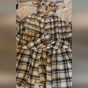 FP Plaid Blouse